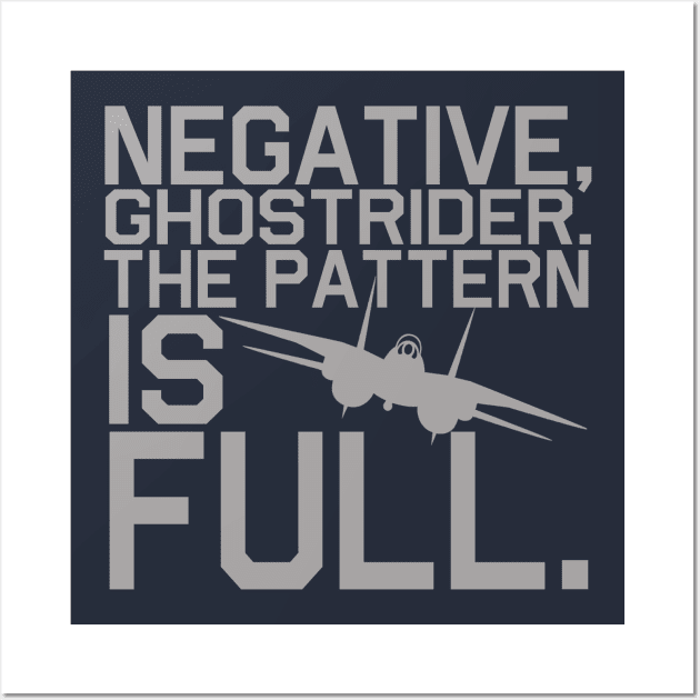 Top Gun Ghostrider Wall Art by PopCultureShirts